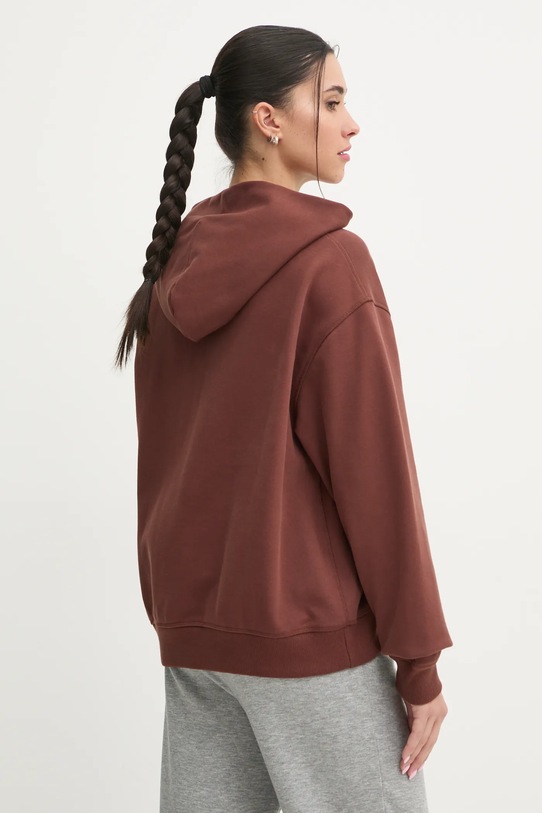 Oblečení Bavlněná mikina New Balance WT41537ROK hnědá