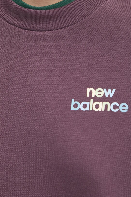 Mikina New Balance WT43559PLN fialová