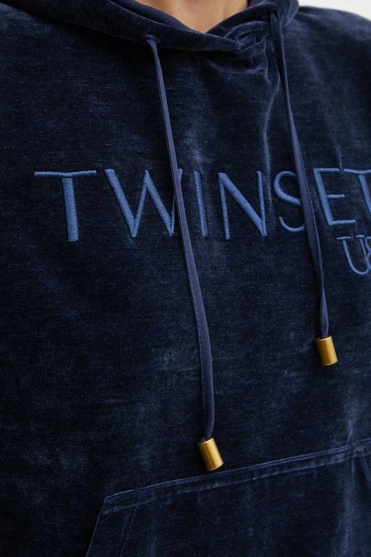 Twinset felpa 242LL2PAA blu navy