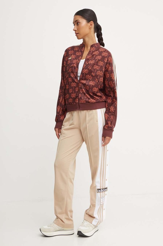 adidas bluza x Farm Rio IV9762 brązowy AW24