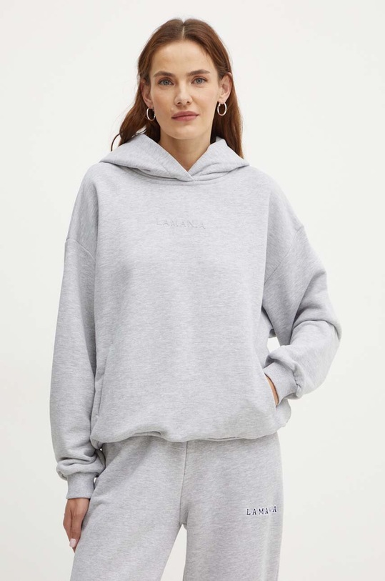 La Mania bluza PL z kapturem szary CLEAN