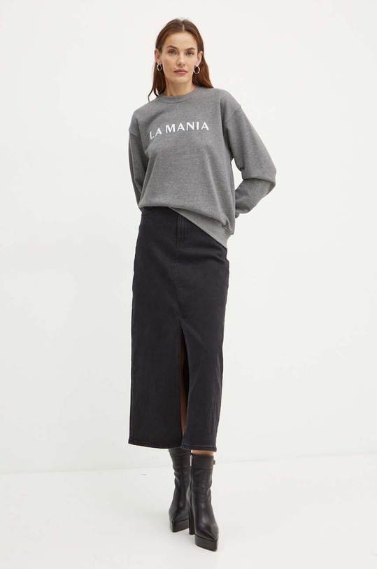 La Mania bluza PL PRIVATE gri AW24