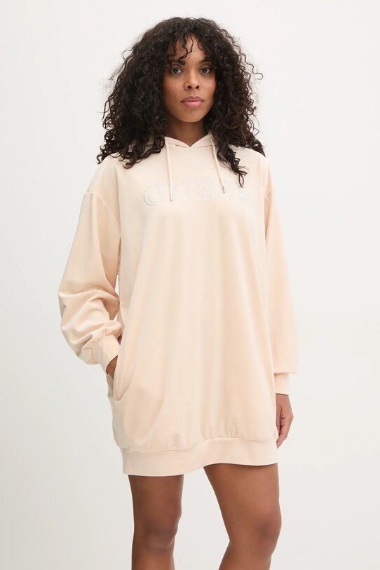 Guess rochie COUTURE mini bej V4BQ13.KBXI2