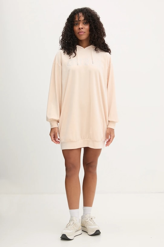 Guess rochie COUTURE V4BQ13.KBXI2 bej AW24
