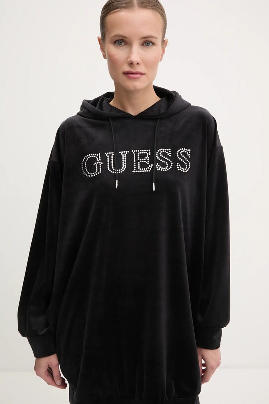 Guess rochie COUTURE negru V4BQ13.KBXI2