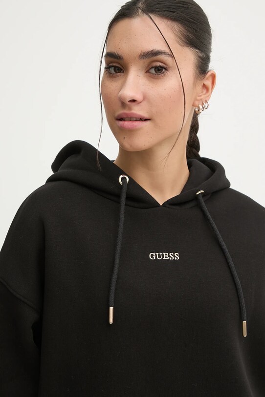 Guess bluza MIDGE czarny V4BQ22.KCHX0