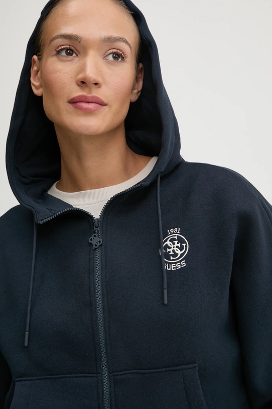 Mikina Guess NIA tmavomodrá V4BQ06.KCHU1