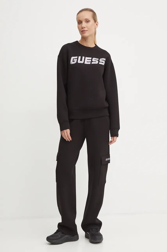 Кофта Guess CECILIA V4BQ15.K7UW2 чёрный NC25