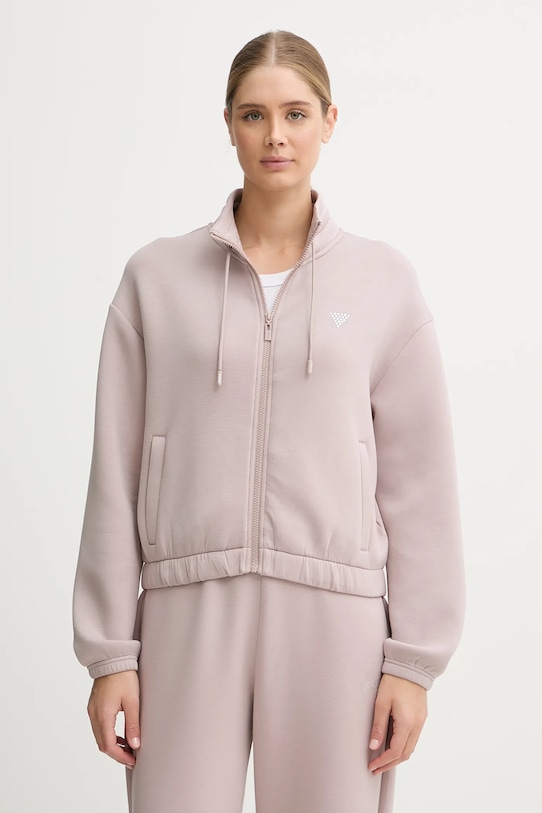 Guess bluza CECILIA aplikacja różowy V4BQ14.K7UW2