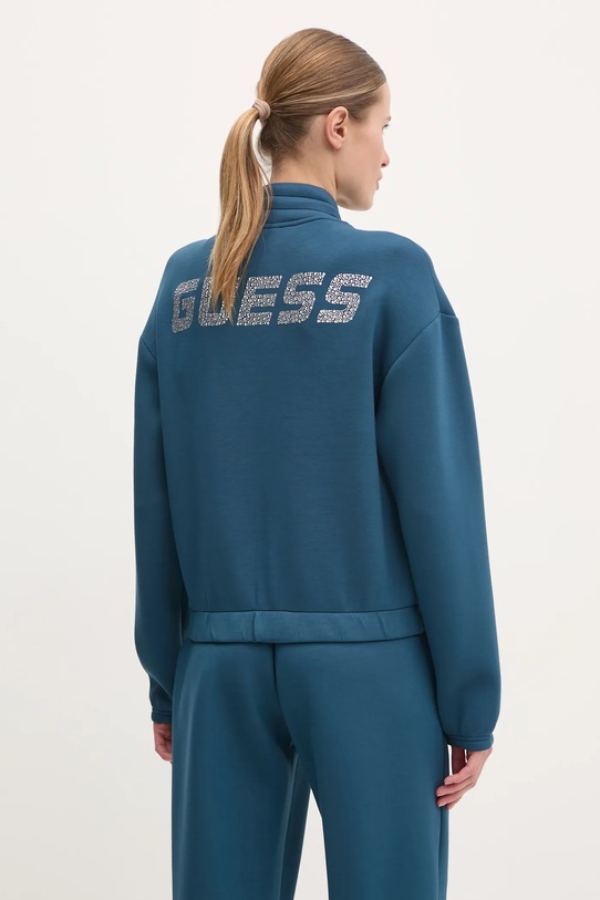 Oblečenie Mikina Guess CECILIA V4BQ14.K7UW2 tyrkysová
