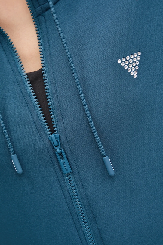 Mikina Guess CECILIA V4BQ14.K7UW2 tyrkysová