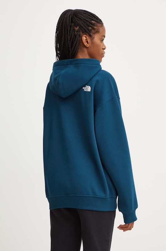 Odzież The North Face bluza Hoodie Varsity Graphic NF0A89CS1NO1 turkusowy