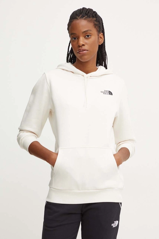 The North Face bluza Simple Dome Hoodie z kapturem beżowy NF0A89EYQLI1