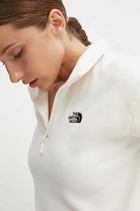 The North Face hanorac 100 Glacier Cropped bej NF0A855N4HP1