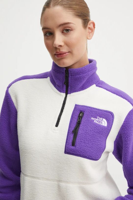 The North Face felpa da sport Yumiori 1/4 Zip violetto NF0A88439IA1