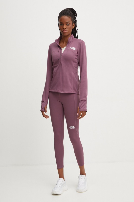 Sportovní mikina The North Face Winter Warm Pro NF0A88YK1NI1 růžová AW24
