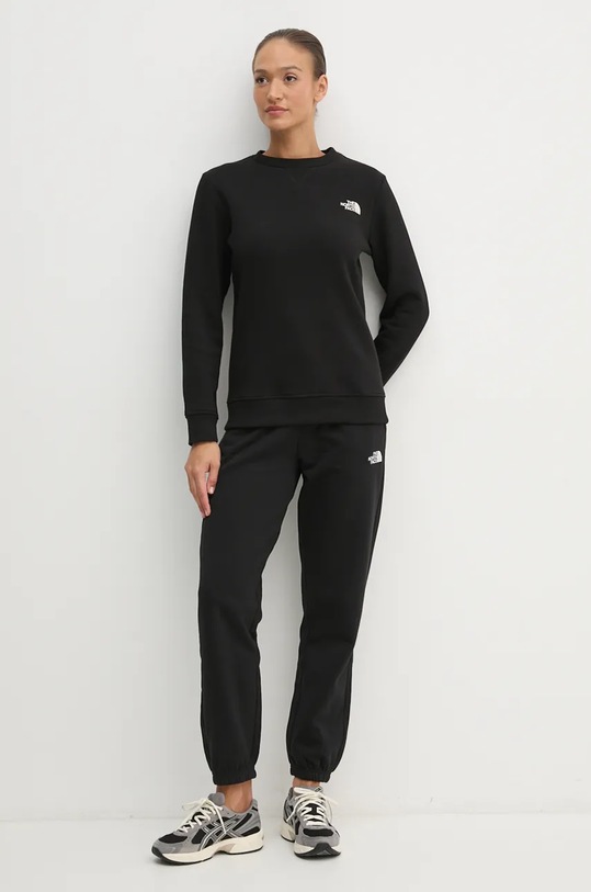 The North Face bluza Topographic NF0A89CNJK31 negru AW24