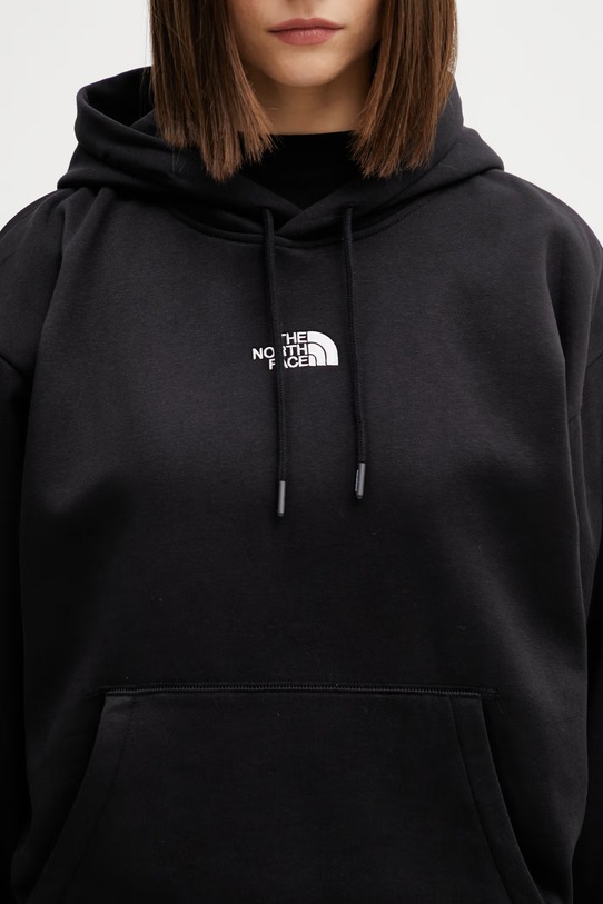 The North Face sweatshirt Essential Hoodie black NF0A89ENJK31