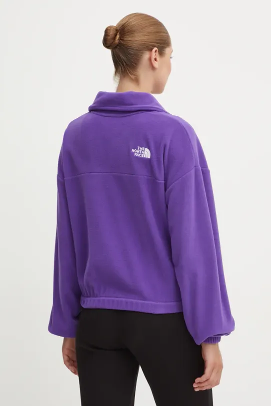 Îmbrăcăminte The North Face hanorac fleece 100 Glacier Half Zip Fleece NF0A89J9NL41 violet