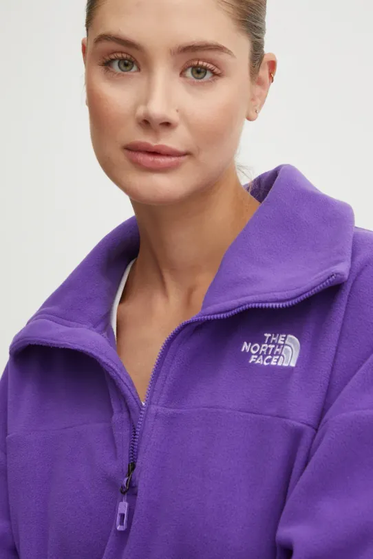 The North Face hanorac fleece 100 Glacier Half Zip Fleece violet NF0A89J9NL41