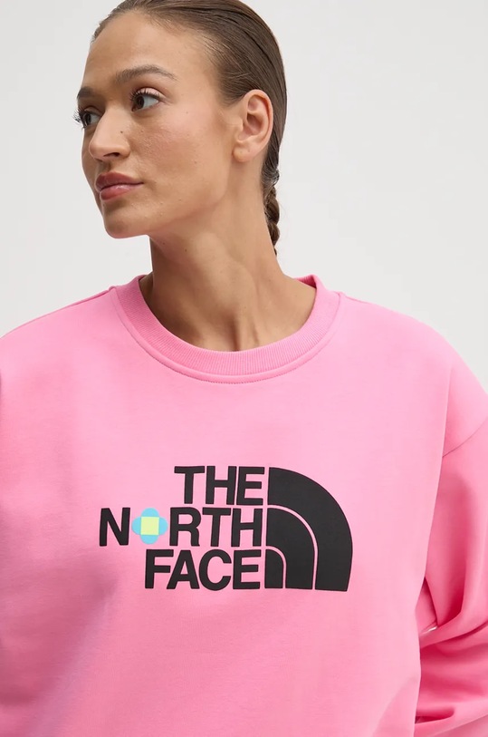 The North Face felpa in cotone TNF x Yinka Ilori rosa NF0A89C8PIH1