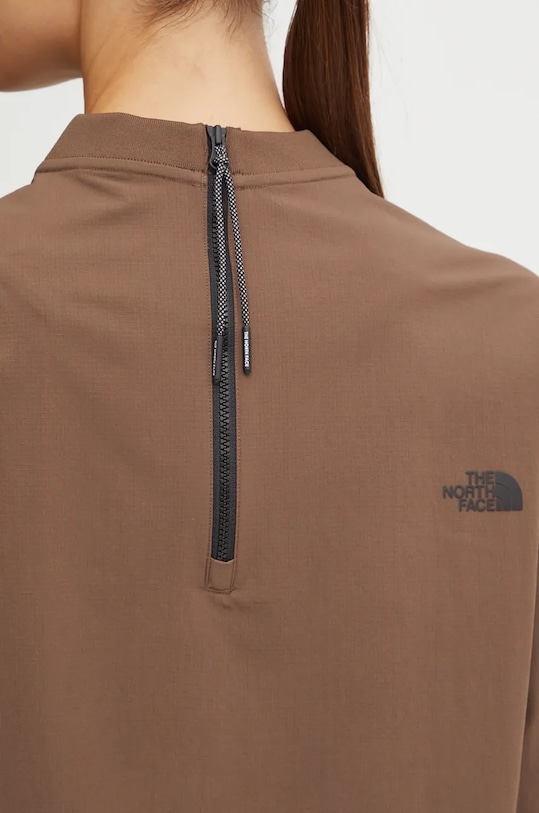 Μπλούζα The North Face Woven NF0A89H21OI1 καφέ