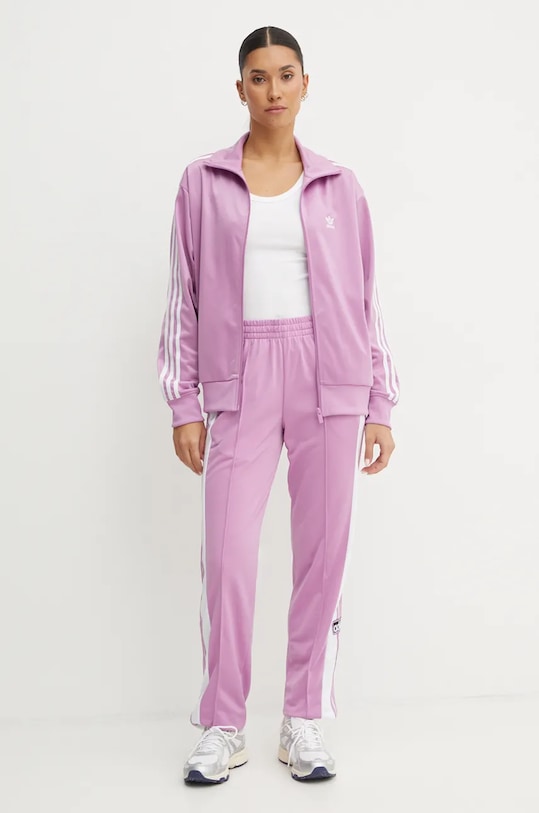 Dukserica adidas Originals Firebird IY4741 ljubičasta AW24