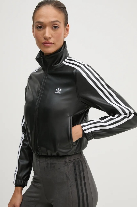 adidas Originals kurtka Firebird nieocieplane czarny IY7273