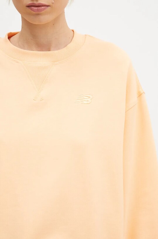 New Balance cotton sweatshirt orange WT41500PAE