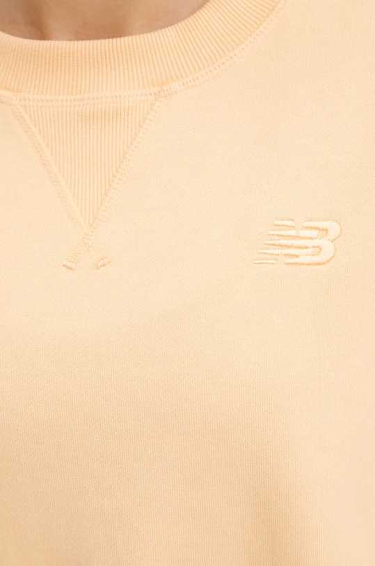 New Balance bluza bawełniana WT41500PAE pomarańczowy