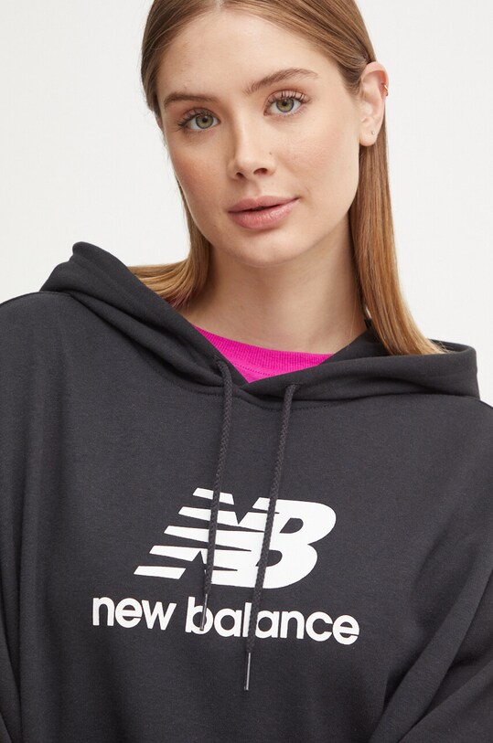 Mikina New Balance s kapucňou čierna WT41504BK