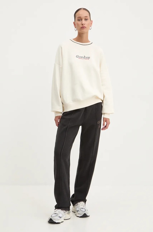 Mikina Guess Jeans W4BQ18.KC811 béžová AW24