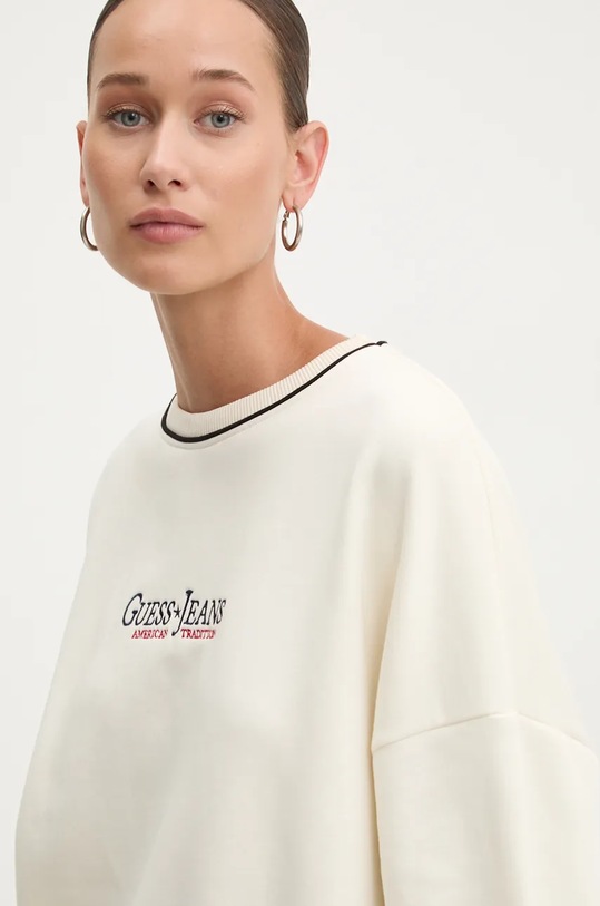 Mikina Guess Jeans béžová W4BQ18.KC811