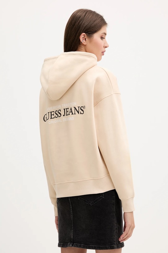 Ρούχα Μπλούζα Guess Jeans W4BQ21.KC811 μπεζ