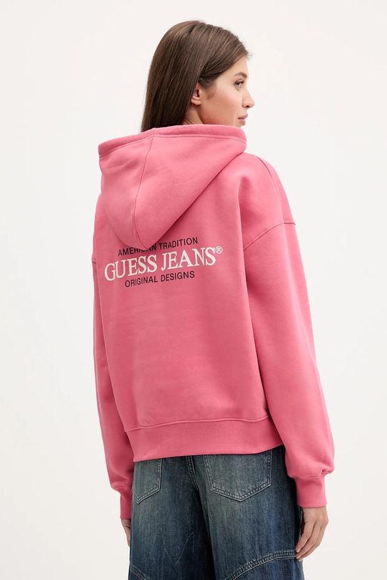 Ρούχα Μπλούζα Guess Jeans W4BQ21.KC811 ροζ