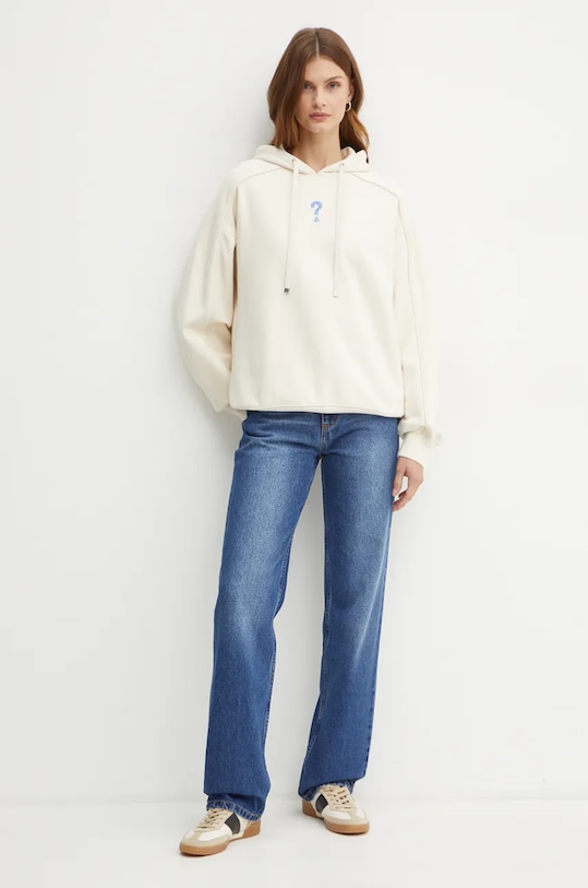 Guess bluza W4BQ05.KBY51 beżowy AW24