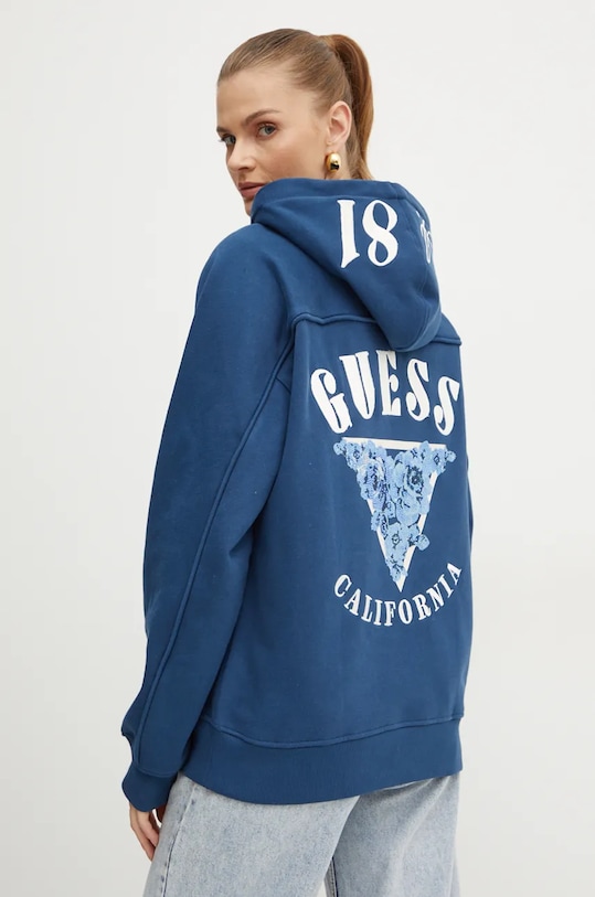 Guess bluza pozostałe niebieski W4BQ05.KBY51