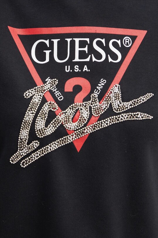 Mikina Guess čierna W4BQ06.KB683