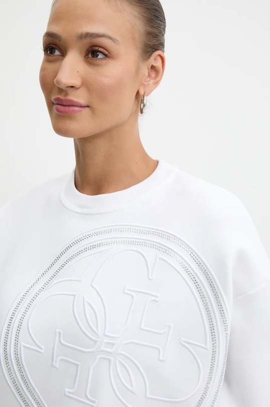 Mikina Guess bílá W4BQ07.K9Z21