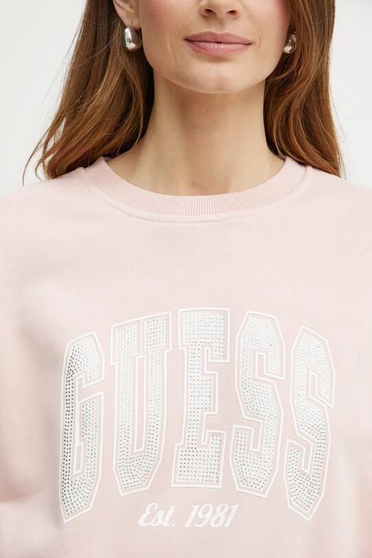 Mikina Guess W4BQ10.KBY51 ružová