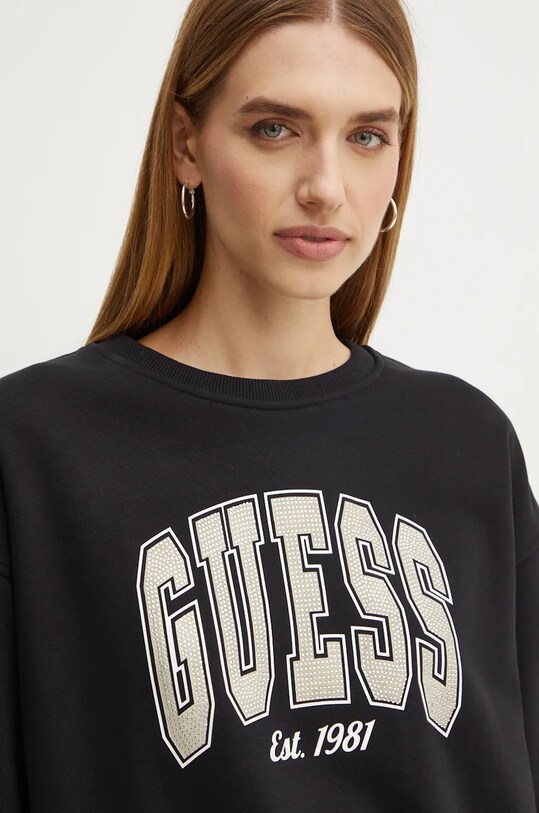 Guess bluza czarny W4BQ10.KBY51