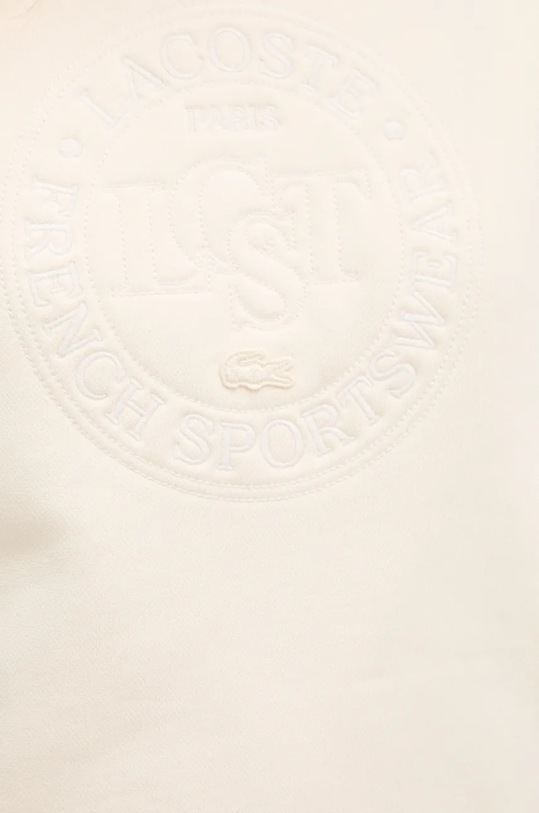 Lacoste bluza bawełniana SF2565 beżowy
