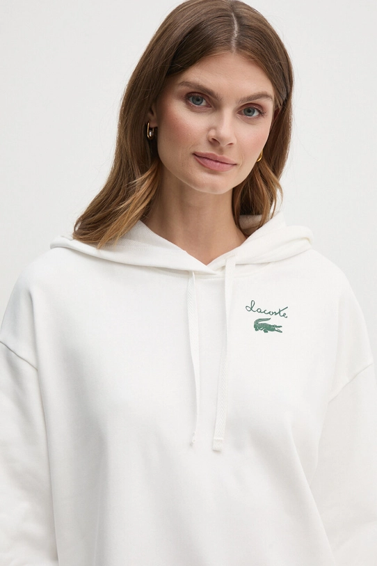 Кофта Lacoste з капюшоном білий SF2649