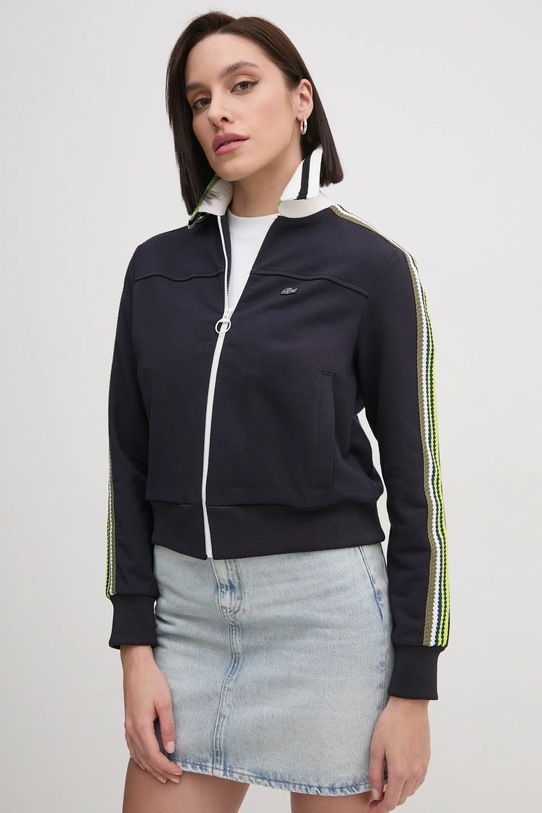 Lacoste bluza bawełniana aplikacja granatowy SF2656