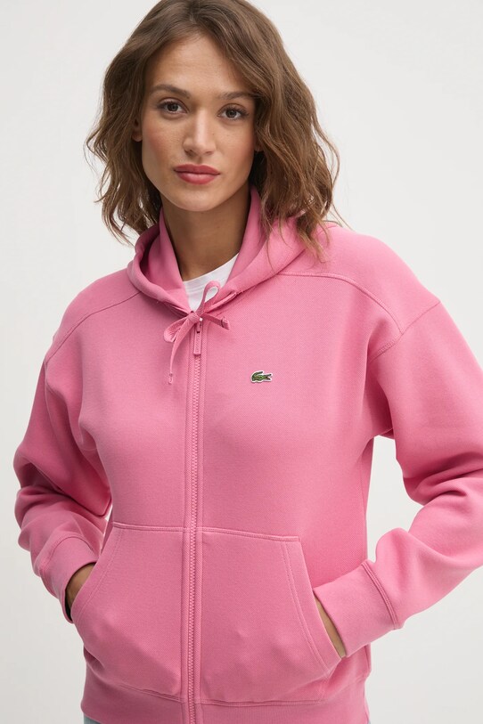 Lacoste bluza różowy SF2669