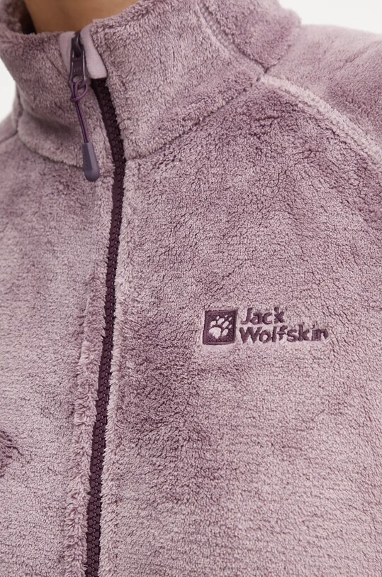 Športová mikina Jack Wolfskin Rotwand fialová A61899