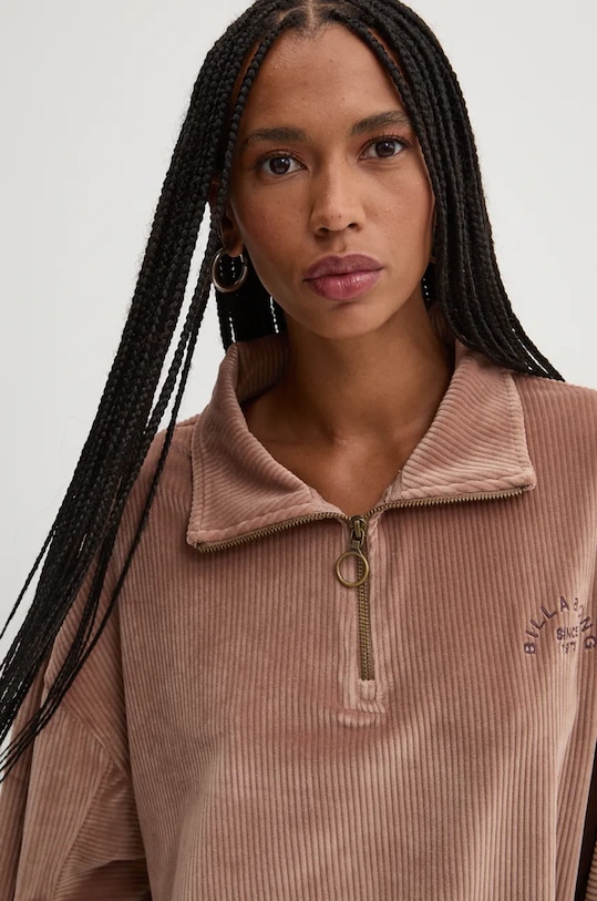 Pulover Billabong Coffee Time Cord rjava EBJKT00111