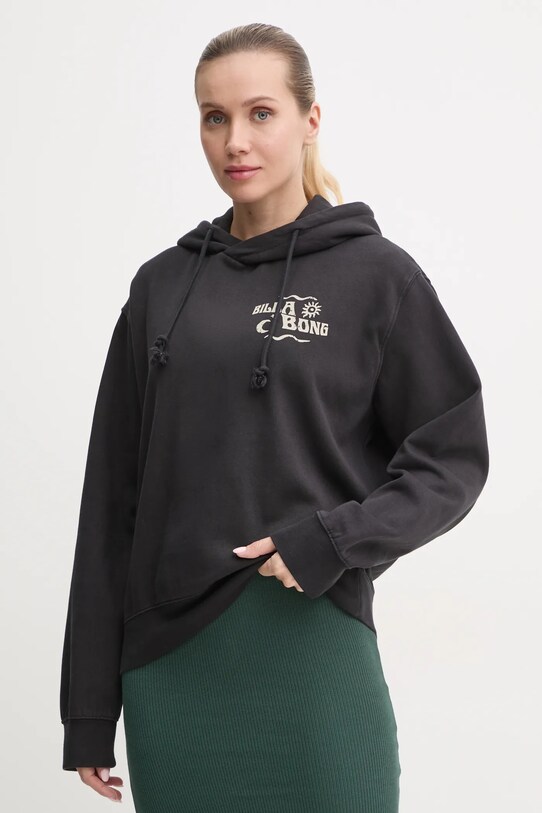 Mikina Billabong Snake Mantra s kapucí černá EBJSF00158