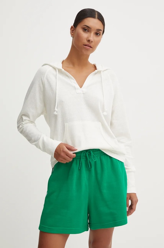 Mikina Roxy Destination Surf s kapucňou biela ERJKT04187