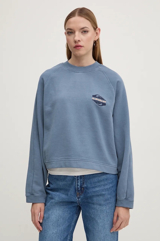 Quiksilver bluza Block Screen aplikacja niebieski EQYFT04993